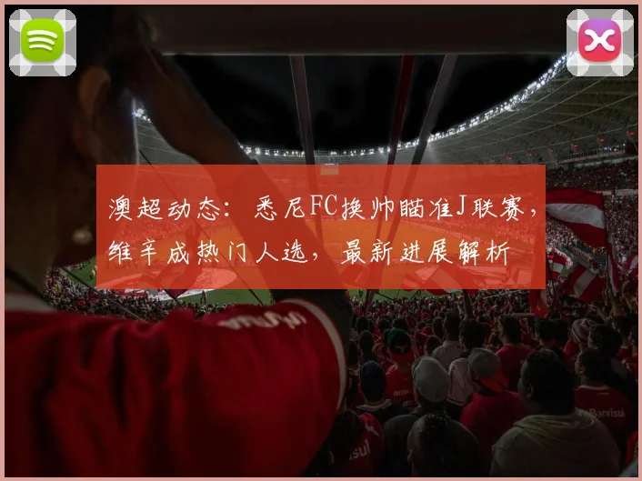 澳超动态:悉尼FC换帅瞄准J联赛,维辛成热门人选,最新进展解析